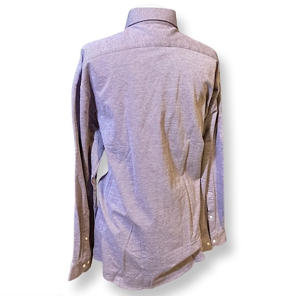 NWT Black Brown 1826 Burgundy Men’s Button-Down Shirt size 32/33 - Picture 4 of 9